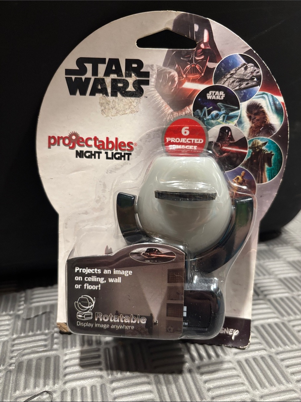 New! JASCO Disney Star Wars Projectables Led sensing Night Light w/ 6 images